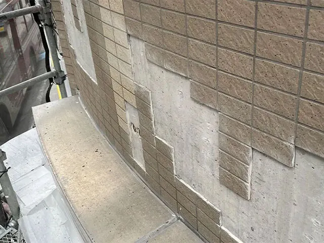 外壁タイル剥落防止工事